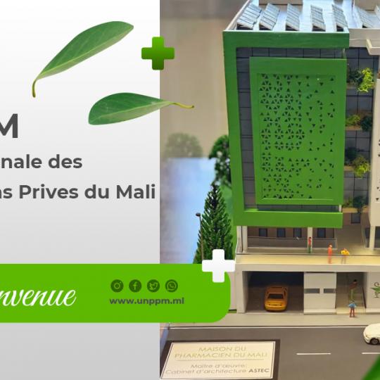 Présentation de la maquette de la maison de l'union des pharmaciens privés